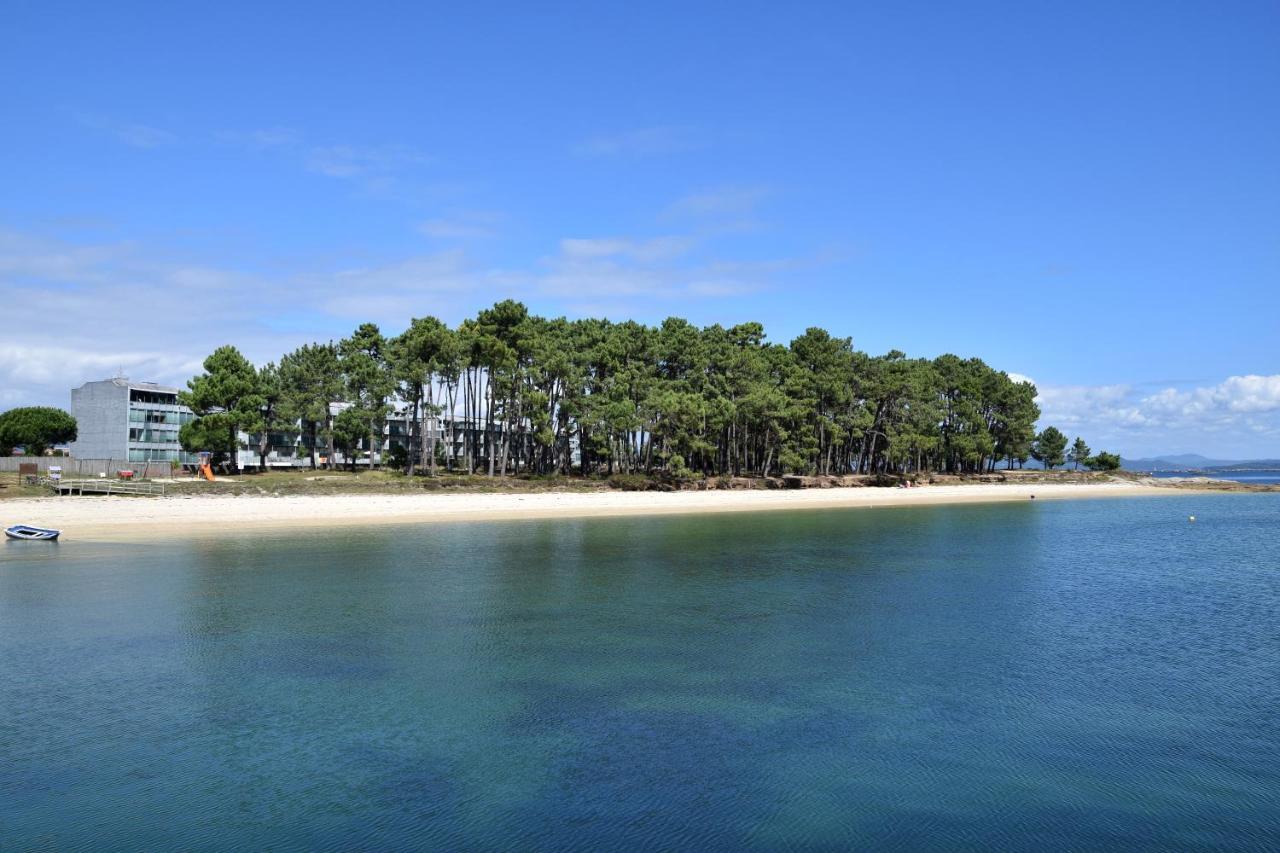 Maravilloso Apartamento De Playa En La Paradisiaca Illa De Arousa Esterno foto